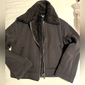 Cozy new black Athleta zip up!